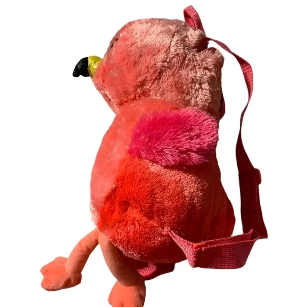 Ty Gear Stuffed Animals ZIPPER Backpack Gilda Flamingo 16